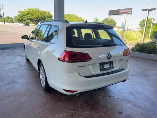 Pure White 2017 Volkswagen Golf SportWagen TSI S
