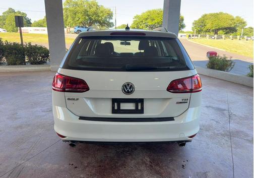 Pure White 2017 Volkswagen Golf SportWagen TSI S