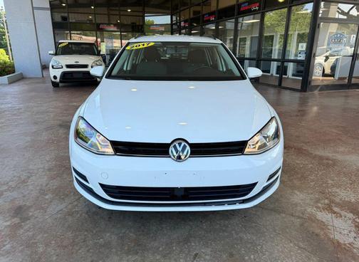 Pure White 2017 Volkswagen Golf SportWagen TSI S