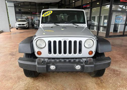 Bright Silver Metallic Clearcoat 2011 Jeep Wrangler Unlimited Sport