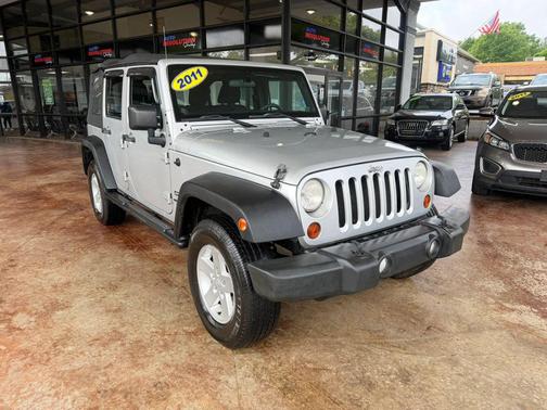 Bright Silver Metallic Clearcoat 2011 Jeep Wrangler Unlimited Sport