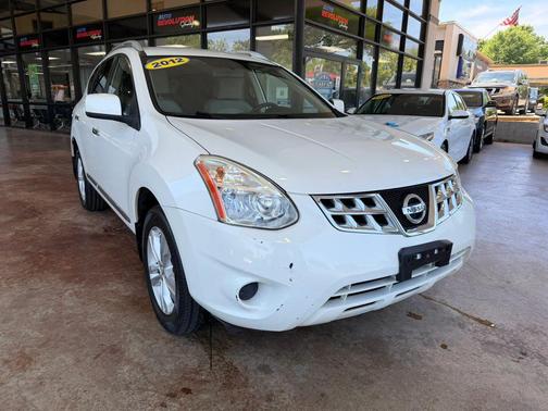 Pearl White 2012 Nissan Rogue SV