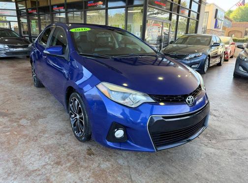 Blue Crush Metallic 2016 Toyota Corolla S Plus