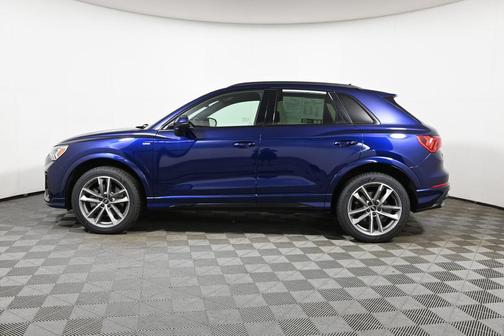 Blue 2022 Audi Q3 45 S line Premium Plus