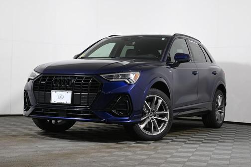 Blue 2022 Audi Q3 45 S line Premium Plus