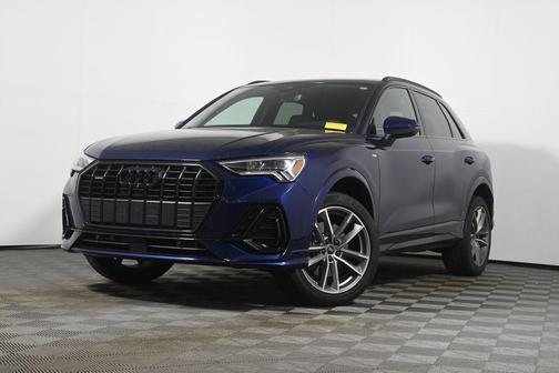 Blue 2022 Audi Q3 45 S line Premium Plus