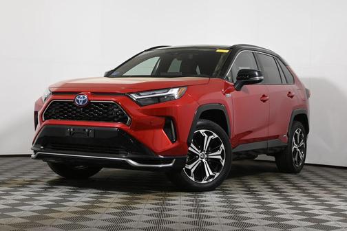 Supersonic Red/Midnight Black Metallic 2022 Toyota RAV4 Prime XSE