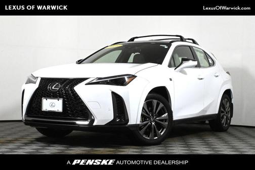Ultra White w/Obsidian Roof 2023 Lexus UX 250h F Sport