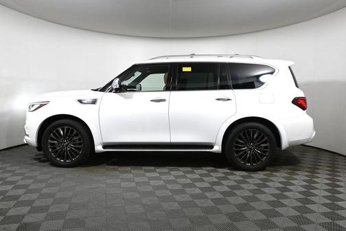 Moonstone White 2023 INFINITI QX80 SENSORY AWD