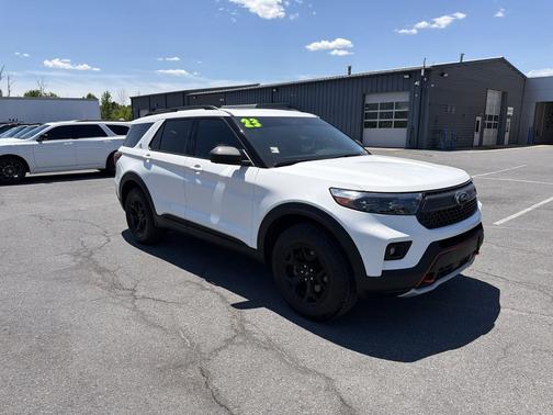 Star White Metallic Tri-Coat 2023 Ford Explorer Timberline
