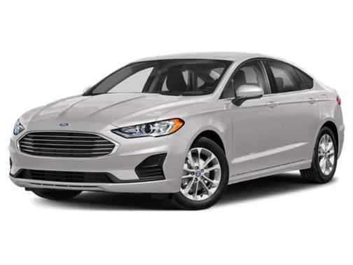White Platinum Metallic Tri-Coat 2020 Ford Fusion SE