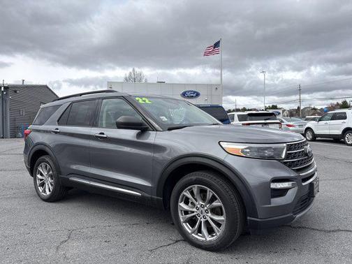 Carbonized Gray Metallic 2022 Ford Explorer XLT