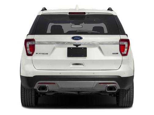 White Platinum Metallic Tri-Coat 2017 Ford Explorer Platinum