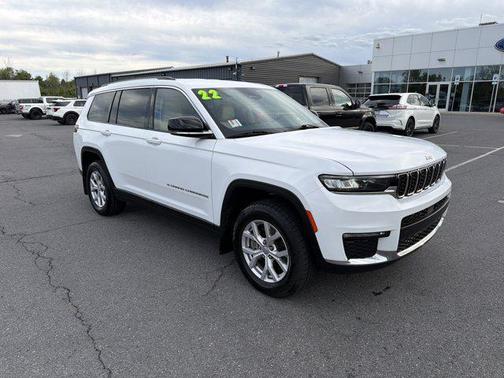 Bright White Clearcoat 2022 Jeep Grand Cherokee L Limited