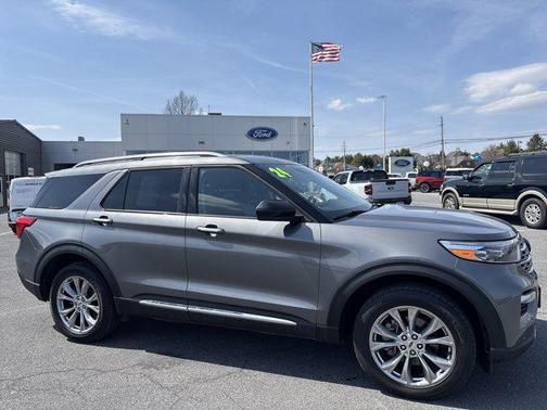 Gray Metallic 2024 Ford Explorer Limited