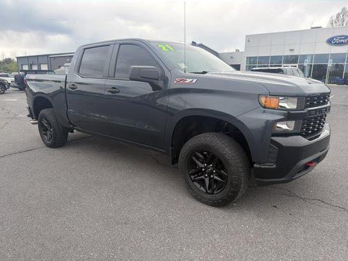 Shadow Gray Metallic 2021 Chevrolet Silverado 1500 Custom Trail Boss