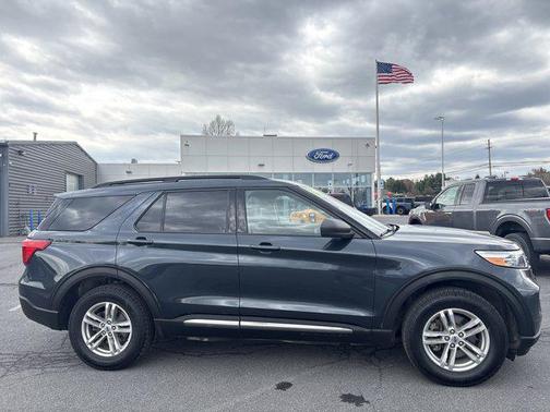 Stone Blue Metallic 2022 Ford Explorer XLT