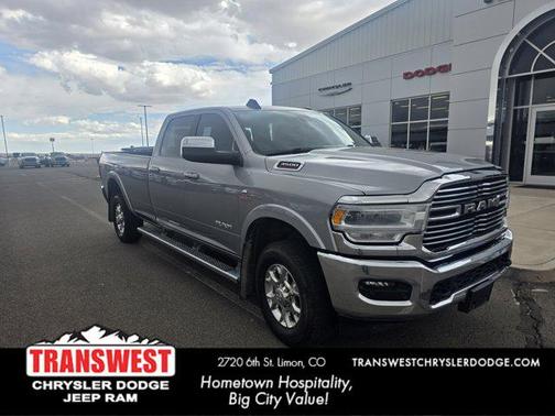 Billet Silver Metallic Clearcoat 2022 RAM 3500 Laramie Crew Cab 4x4 8' Box