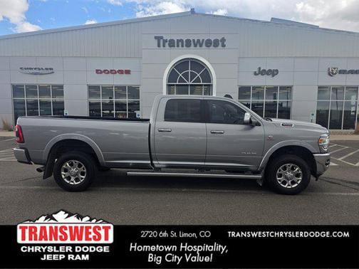 Billet Silver Metallic Clearcoat 2022 RAM 3500 Laramie Crew Cab 4x4 8' Box