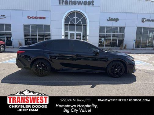 Midnight Black Metallic 2025 Toyota Camry SE