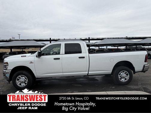 Bright White Clearcoat 2026 RAM 3500 Tradesman Crew Cab 4x4 8' Box
