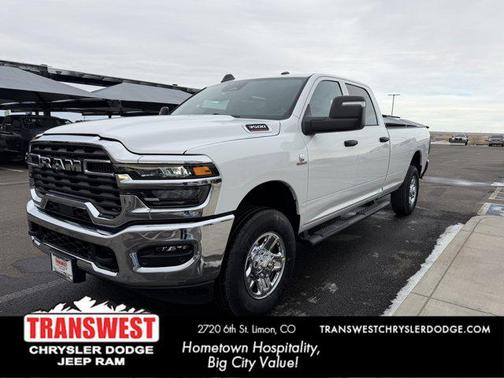 Bright White Clearcoat 2026 RAM 3500 Tradesman Crew Cab 4x4 8' Box