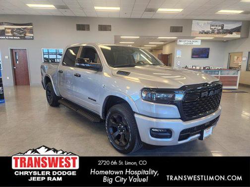 Billet Silver Metallic Clearcoat 2026 RAM 1500 Big Horn/Lone Star