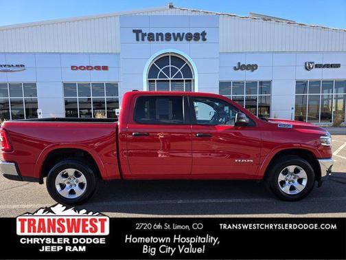Flame Red Clearcoat 2025 RAM 1500 Big Horn/Lone Star