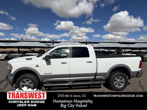 Bright White Clearcoat 2019 RAM 2500 Laramie Crew Cab 4x4 6'4' Box