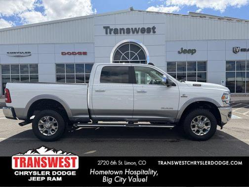 Bright White Clearcoat 2019 RAM 2500 Laramie Crew Cab 4x4 6'4' Box