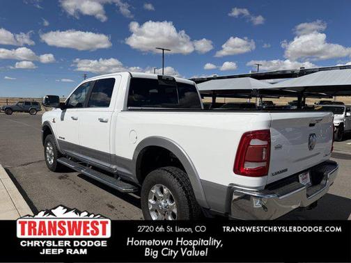 Bright White Clearcoat 2019 RAM 2500 Laramie Crew Cab 4x4 6'4' Box