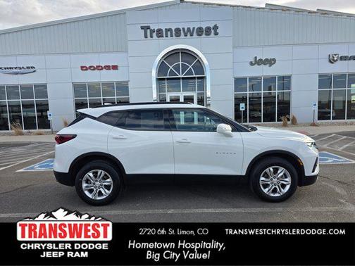 Summit White 2020 Chevrolet Blazer 2LT