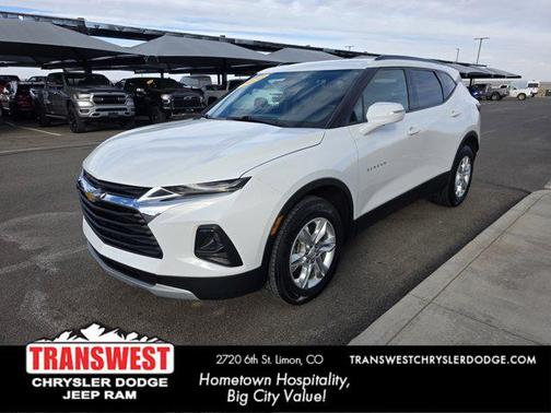 Summit White 2020 Chevrolet Blazer 2LT