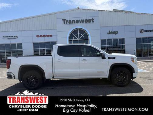Summit White 2021 GMC Sierra 1500 Elevation