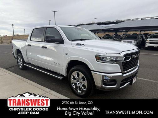 Bright White Clearcoat 2026 RAM 1500 Big Horn/Lone Star