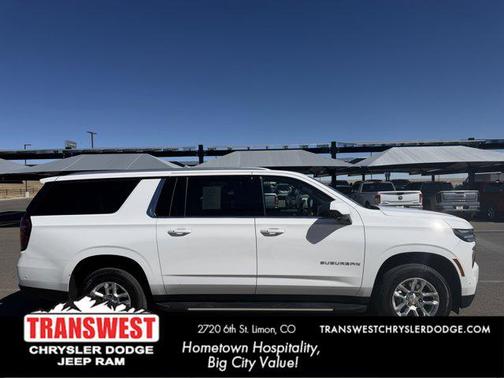 Summit White 2025 Chevrolet Suburban LT