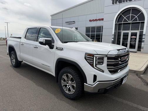 Summit White 2025 GMC Sierra 1500 SLT