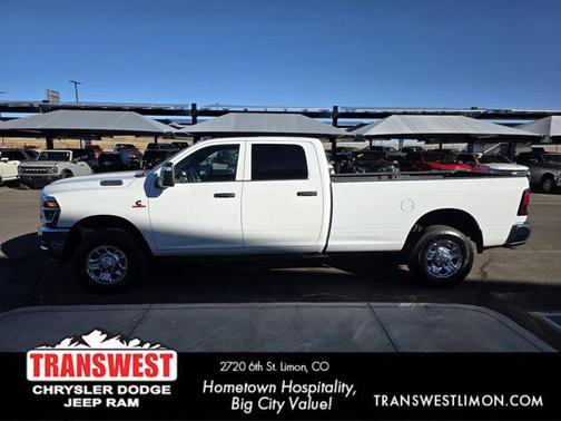 Bright White Clearcoat 2026 RAM 3500 Tradesman Crew Cab 4x4 8' Box