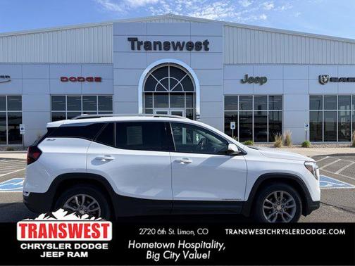 Summit White 2024 GMC Terrain SLT
