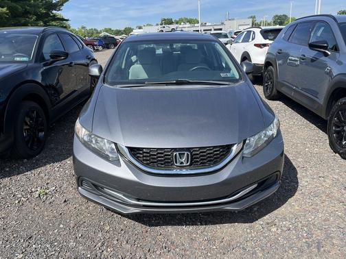 Polished Metal Metallic 2013 Honda Civic EX