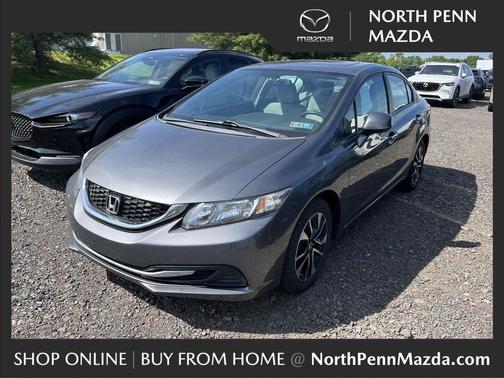 Polished Metal Metallic 2013 Honda Civic EX
