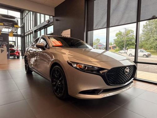 Platinum Quartz Metallic 2026 Mazda Mazda3 FWD w/Preferred Package