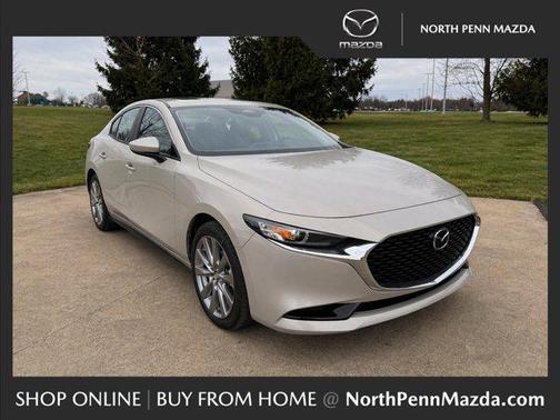 Platinum Quartz Metallic 2026 Mazda Mazda3 FWD w/Preferred Package