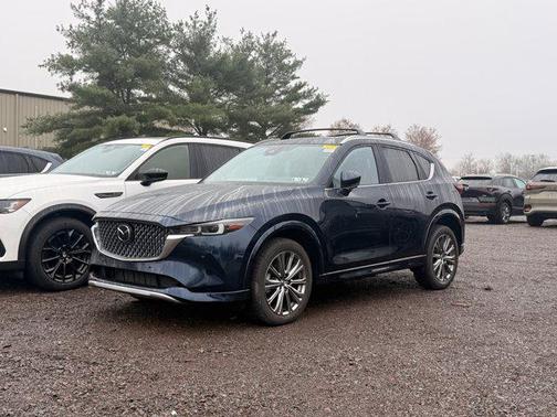 Deep Crystal Blue Mica 2025 Mazda CX-5 2.5 Turbo Signature