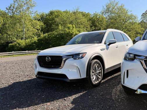 Rhodium White Premium 2025 Mazda CX-90 3.3 Turbo Preferred