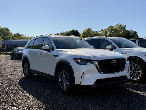Rhodium White Premium 2025 Mazda CX-90 3.3 Turbo Preferred