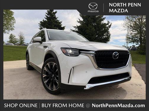 Rhodium White Premium 2024 Mazda CX-90 PHEV Premium