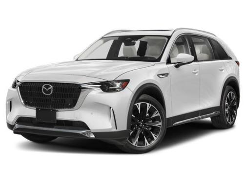 Rhodium White Premium 2024 Mazda CX-90 PHEV Premium