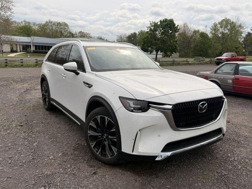 Rhodium White Premium 2024 Mazda CX-90 PHEV Premium