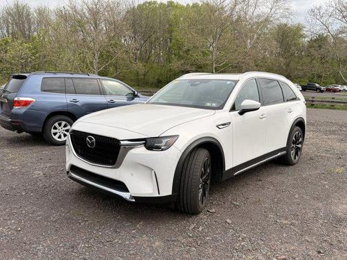 Rhodium White Premium 2024 Mazda CX-90 PHEV Premium